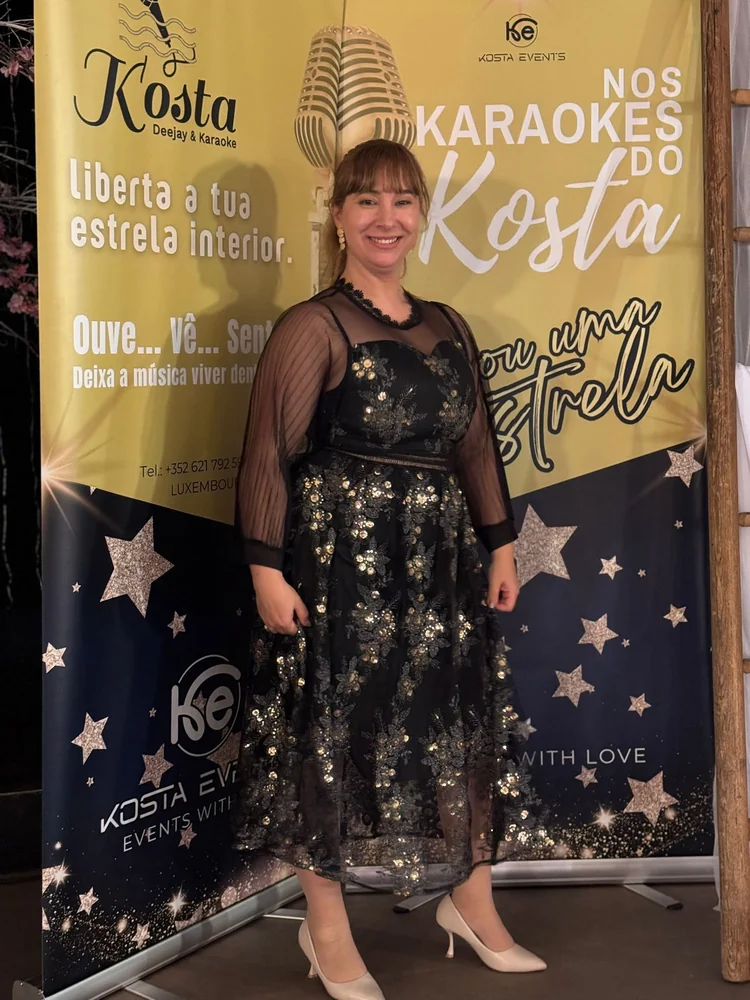 Joaninha em evento no Luxemburgo